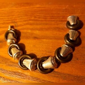 Trifari bracelet Gold tone Brown